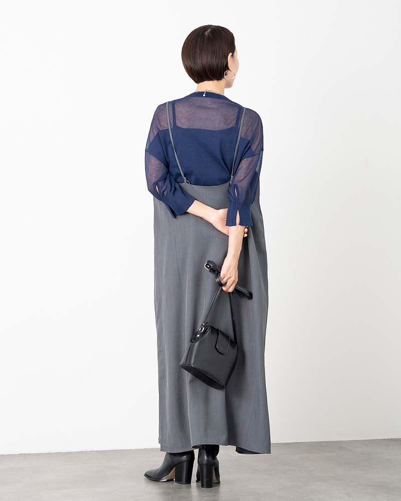 Iラインキャミソールワンピース