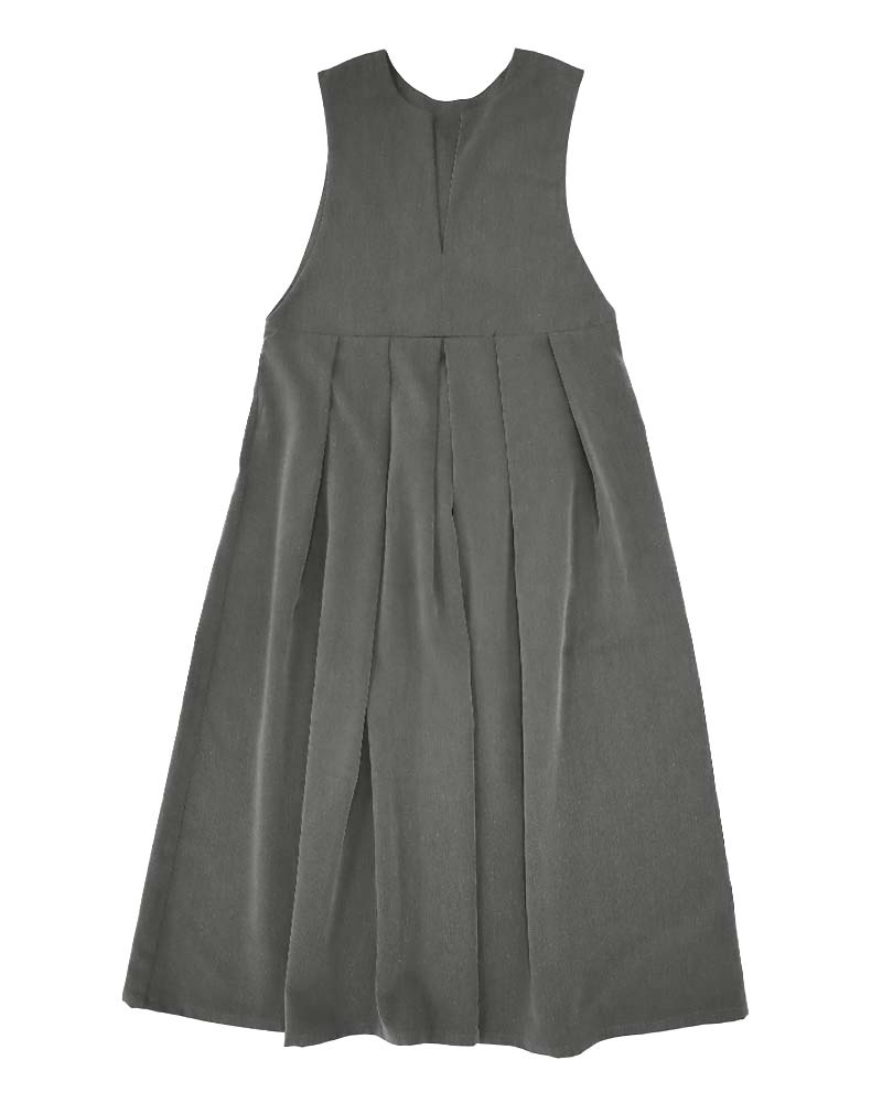 キーネックプリーツジャンパースカート