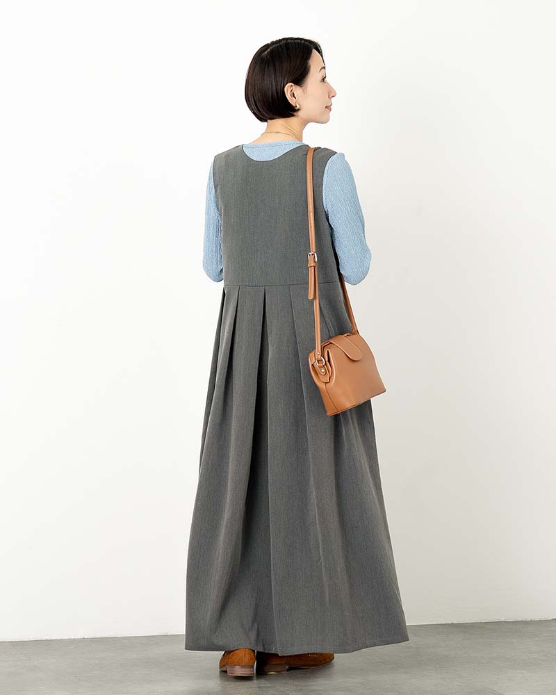 キーネックプリーツジャンパースカート | ONE-PIECE | 元町ゼラール