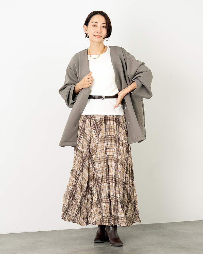 cocoro様 ダンボールポンチバックタックノーカラーライトコート | OUTER