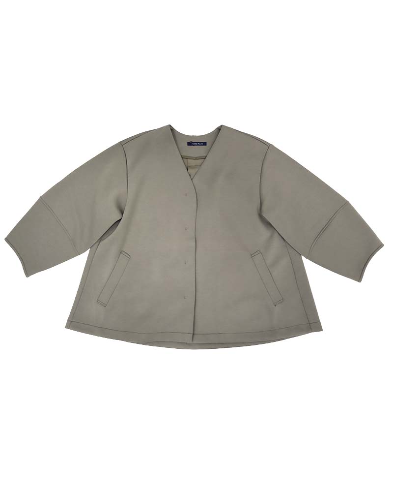 ダンボールポンチバックタックノーカラーライトコート