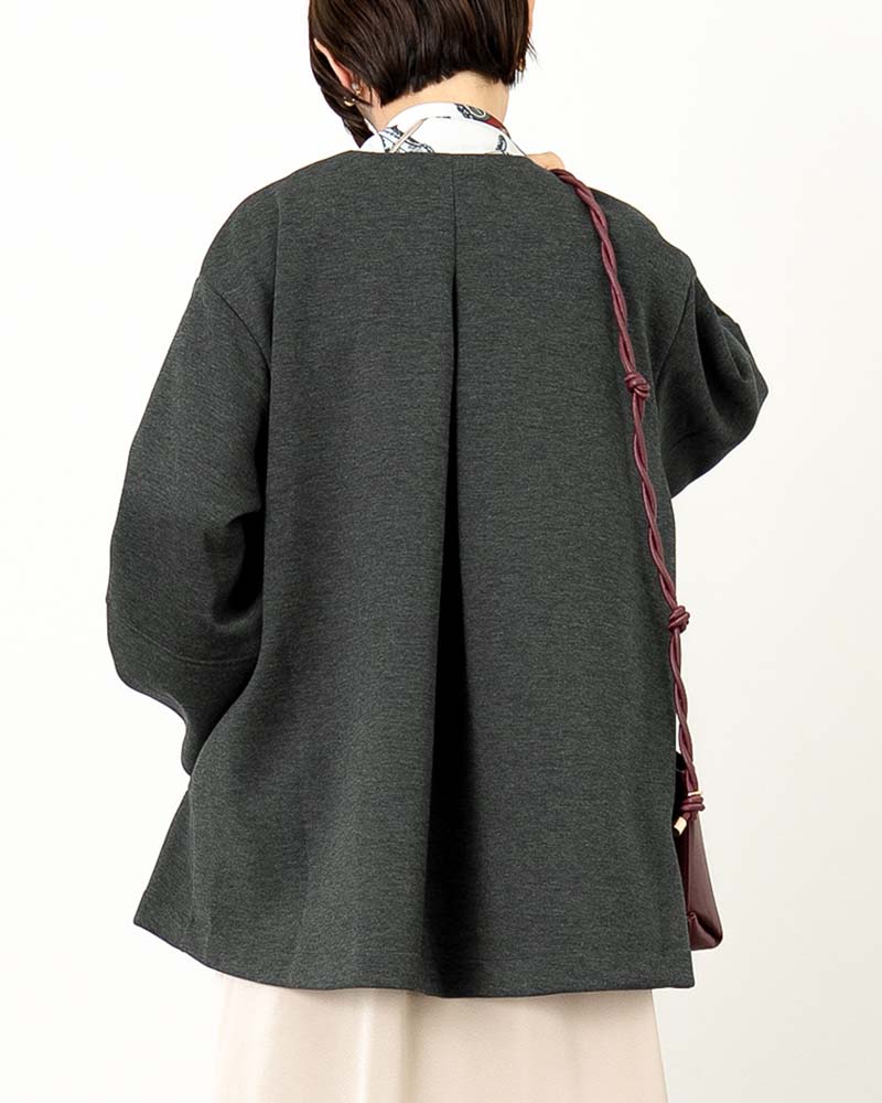 ダンボールポンチバックタックノーカラーライトコート | OUTER