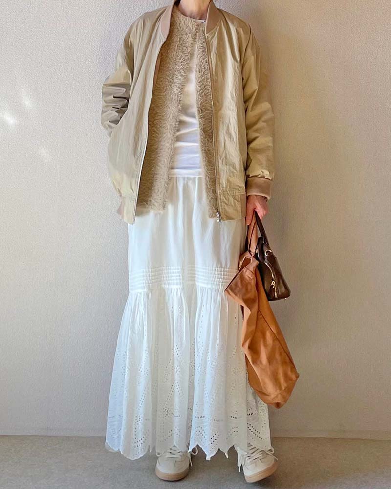 【Canaria Style】MA-1ライクナイロンブルゾン