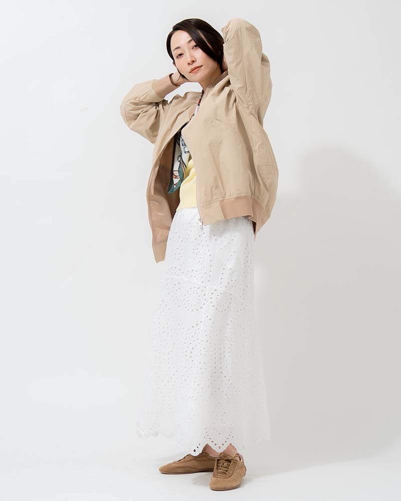 【Canaria Style】MA-1ライクナイロンブルゾン