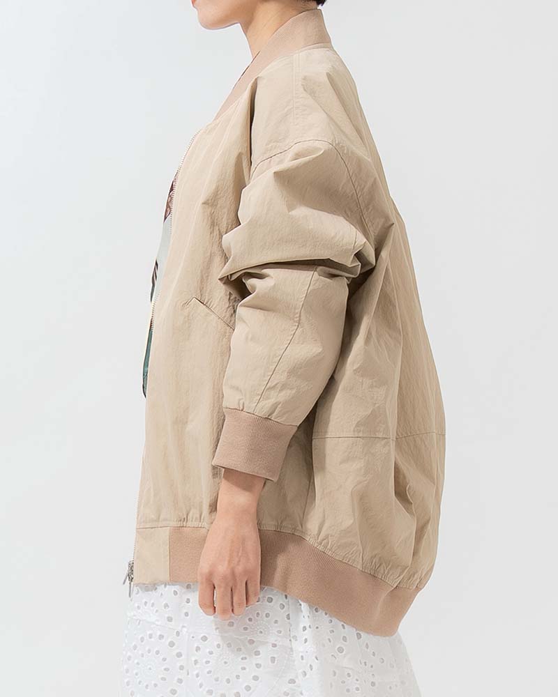 【Canaria Style】MA-1ライクナイロンブルゾン