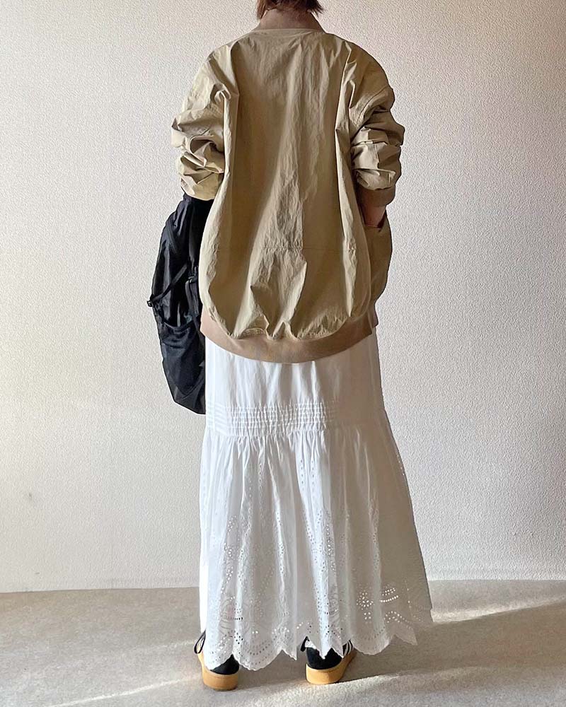 【Canaria Style】MA-1ライクナイロンブルゾン