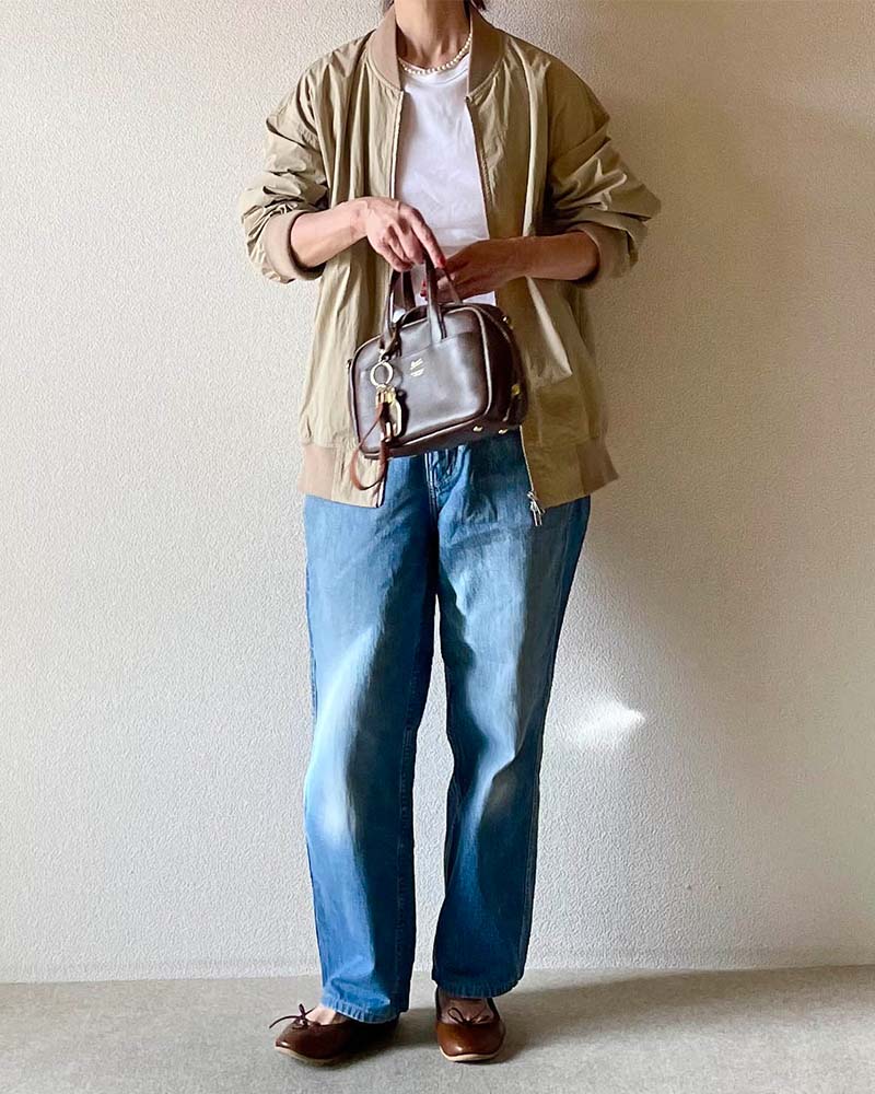 【Canaria Style】MA-1ライクナイロンブルゾン