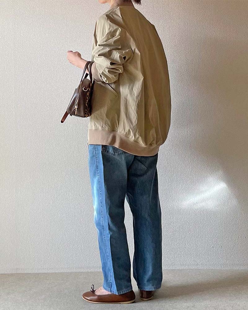 【Canaria Style】MA-1ライクナイロンブルゾン