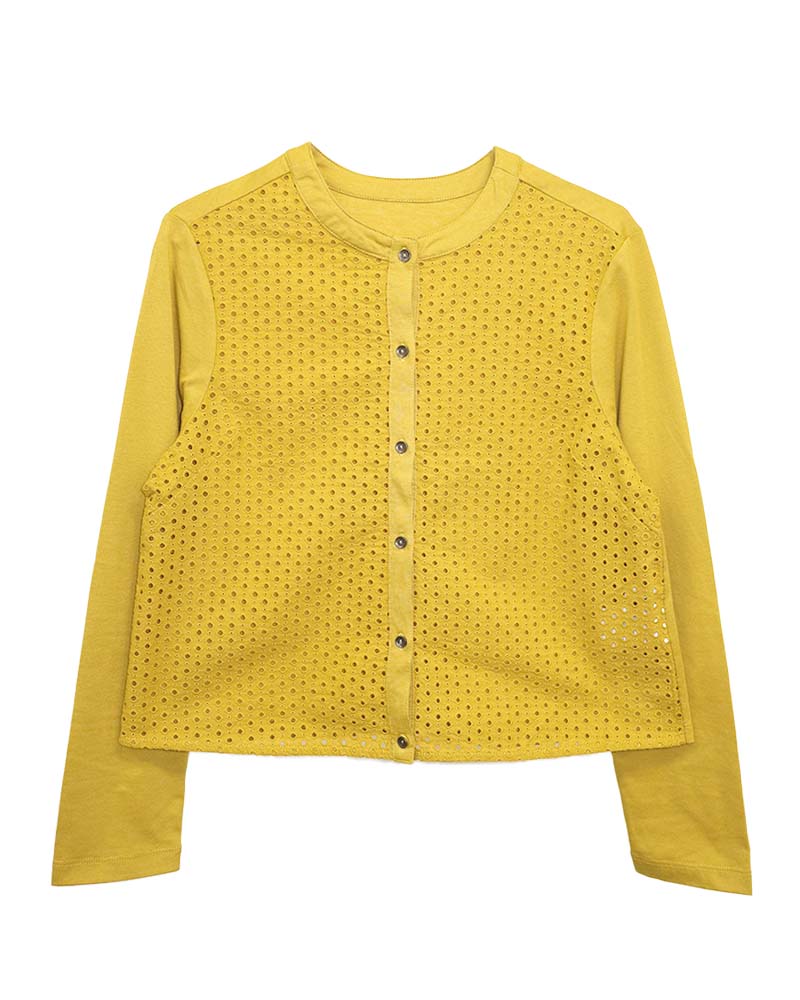 フロントカットワークデザインカーディガン | TOPS | 元町