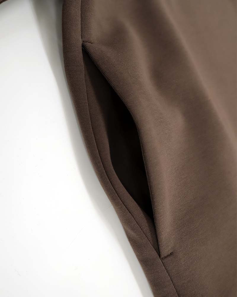 【Canaria Style】ダンボールニットハーフジップコクーンワンピース