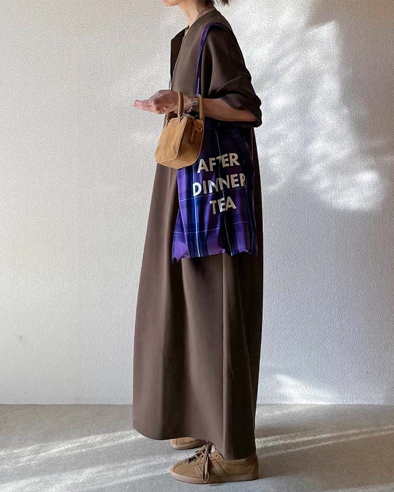 Canaria Style】ダンボールニットハーフジップコクーン