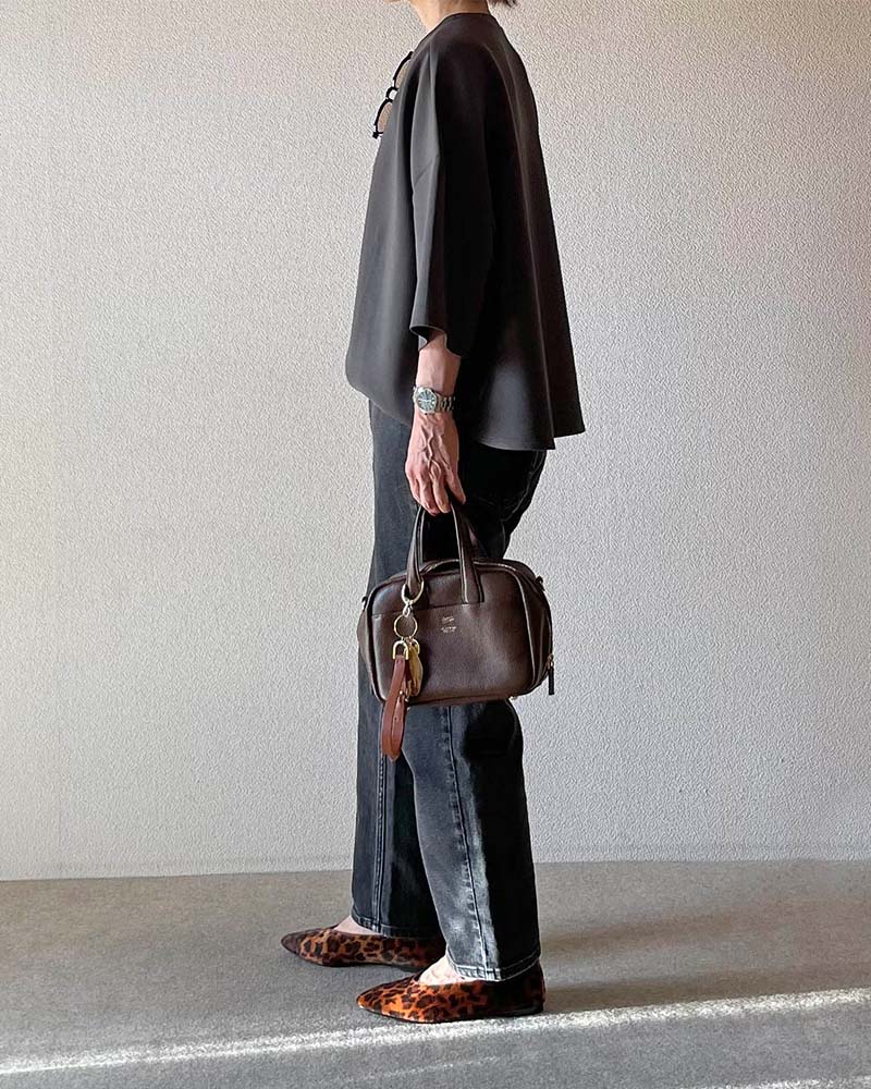 【Canaria Style】ダンボールニットラウンドヘムプルオーバー《セットアップ対応》