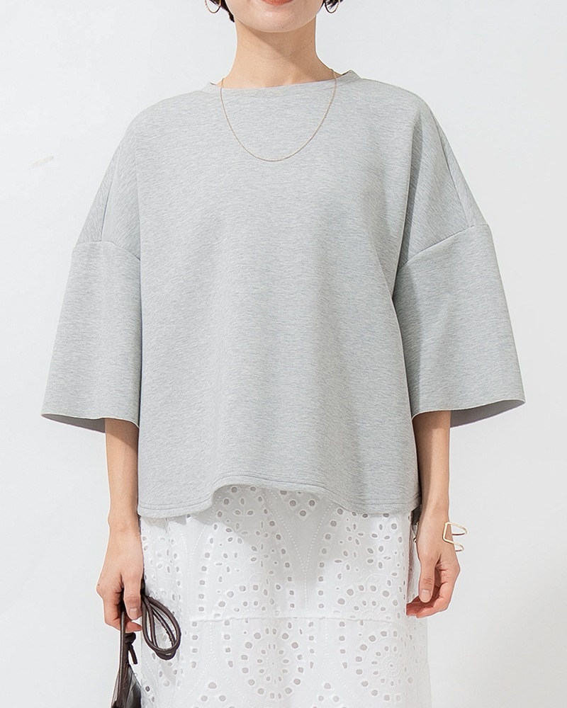 【Canaria Style】ダンボールニットラウンドヘムプルオーバー《セットアップ対応》