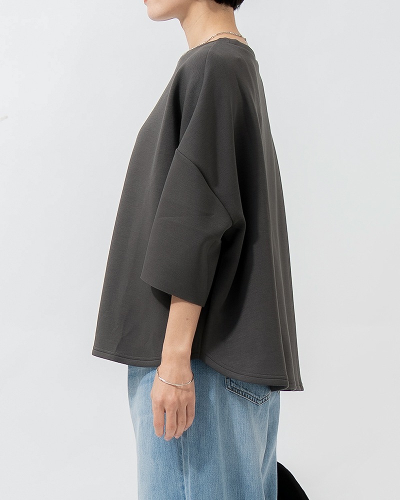 【Canaria Style】ダンボールニットラウンドヘムプルオーバー《セットアップ対応》