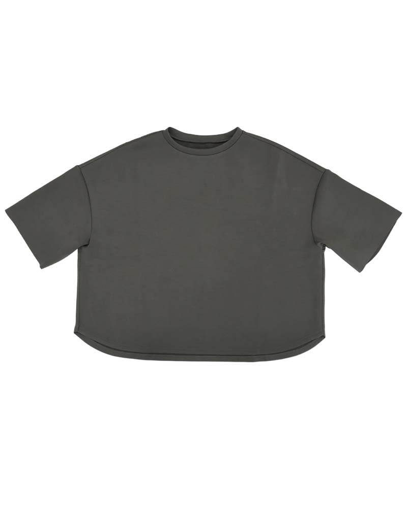 【Canaria Style】ダンボールニットラウンドヘムプルオーバー《セットアップ対応》