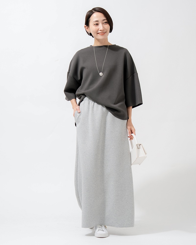 【Canaria Style】ダンボールニットAラインスカート《セットアップ対応》