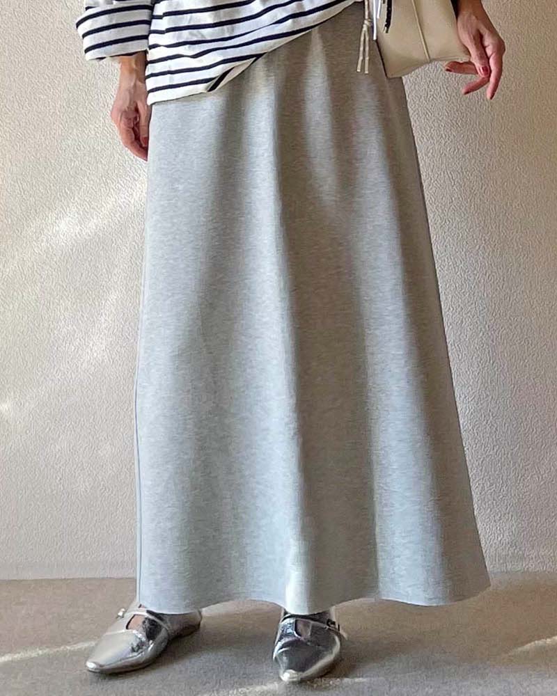 【Canaria Style】ダンボールニットAラインスカート《セットアップ対応》