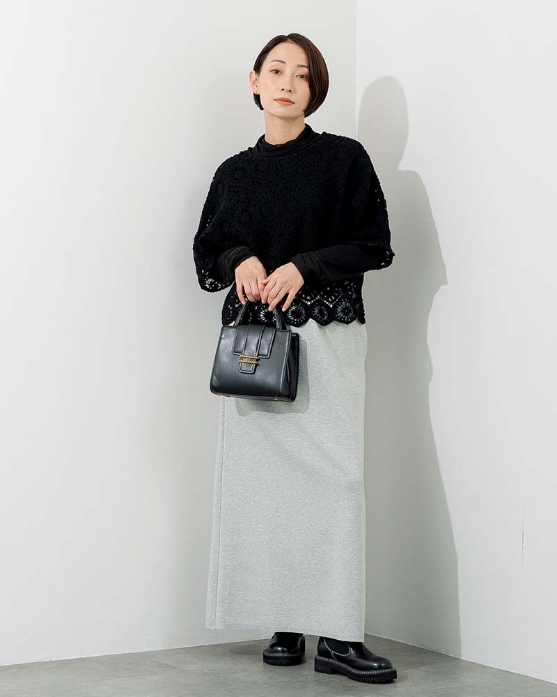 【Canaria Style】ダンボールニットAラインスカート《セットアップ対応》