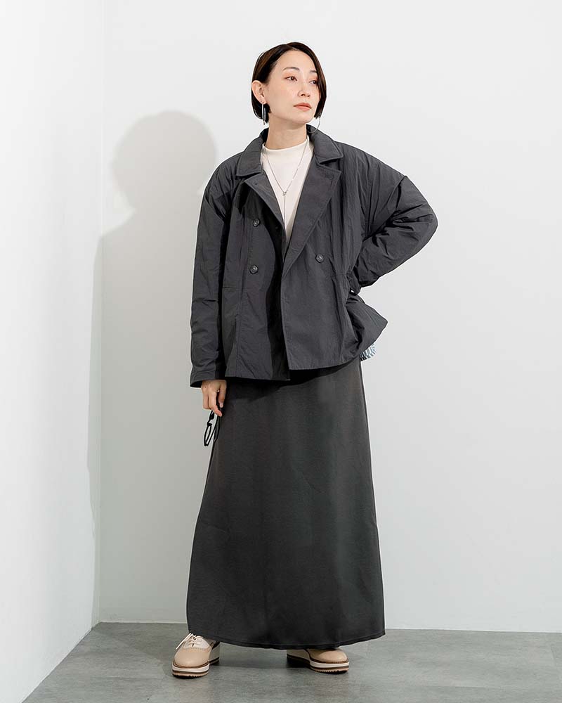 【Canaria Style】ダンボールニットAラインスカート《セットアップ対応》