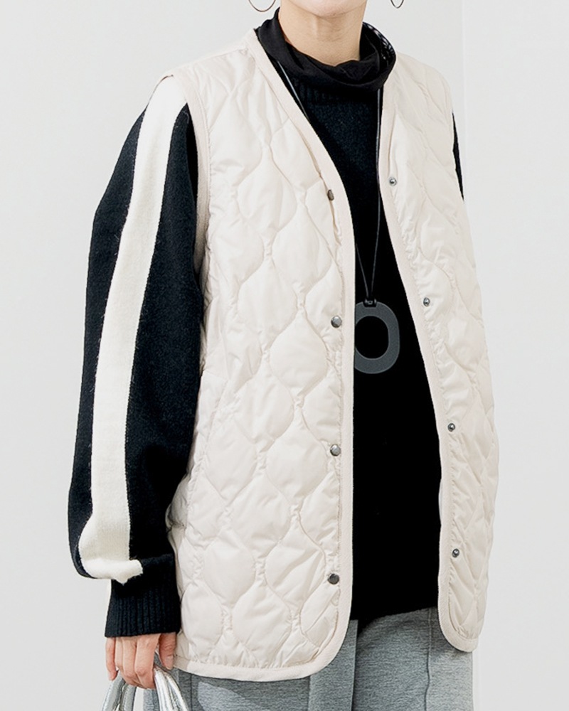 撥水防風ショールフーディーコート&ハイブリッドダウンベスト《2点セット》