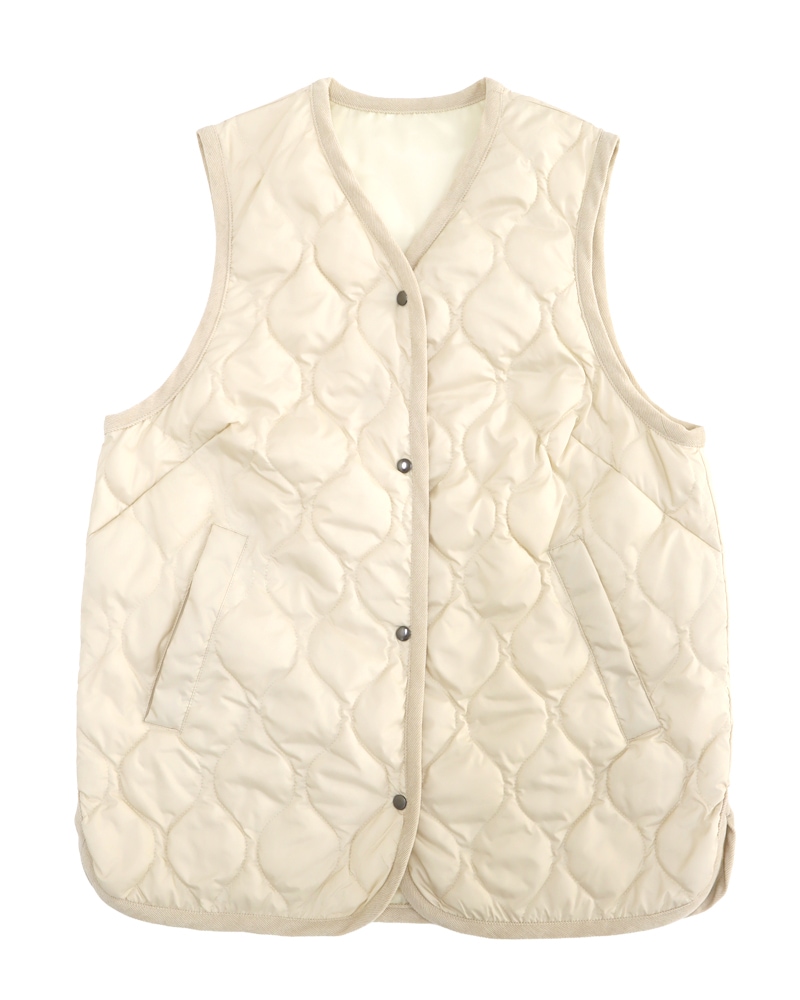 撥水防風ショールフーディーコート&ハイブリッドダウンベスト《2点セット》