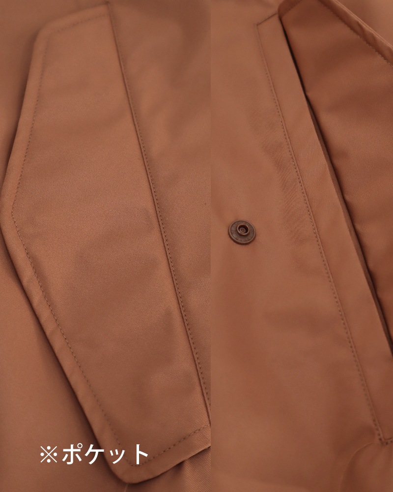 撥水防風ショールフーディーコート&ハイブリッドダウンベスト《2点セット》