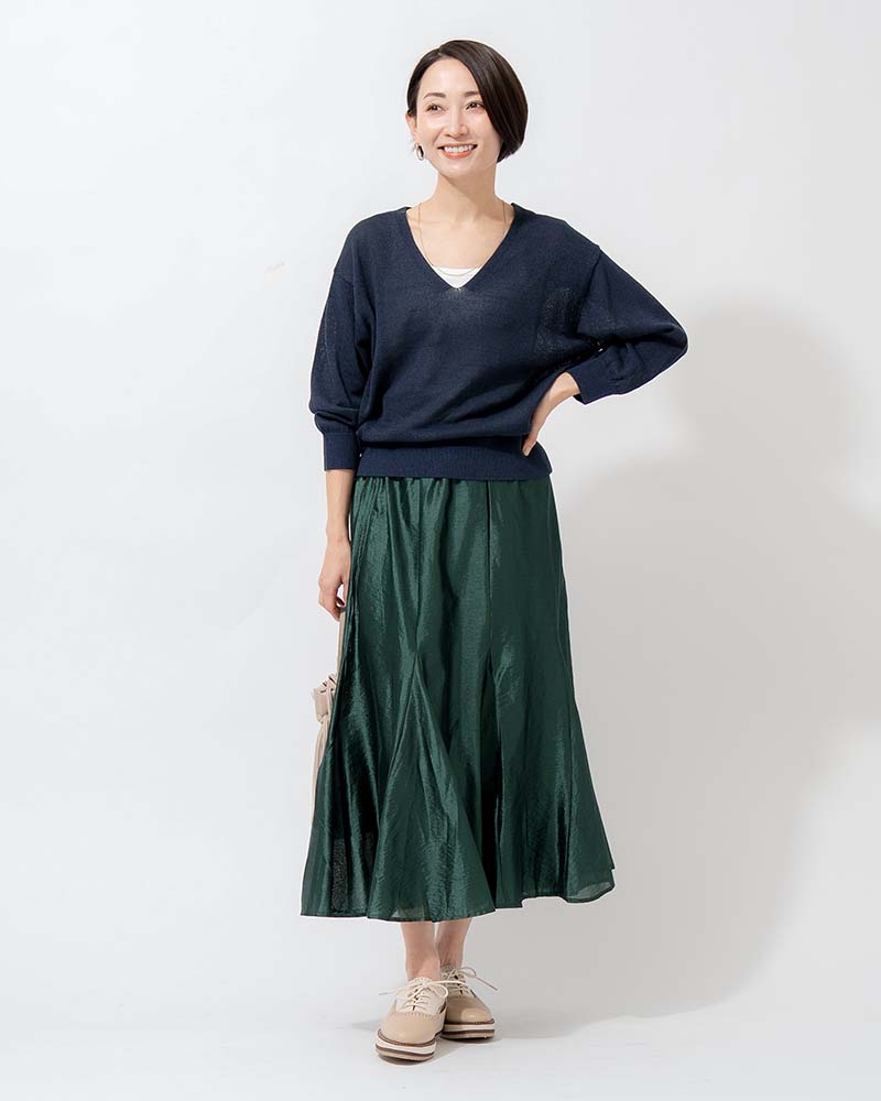 ブライトクロスフレアスカート | BOTTOMS | 元町ゼラール公式通販サイト