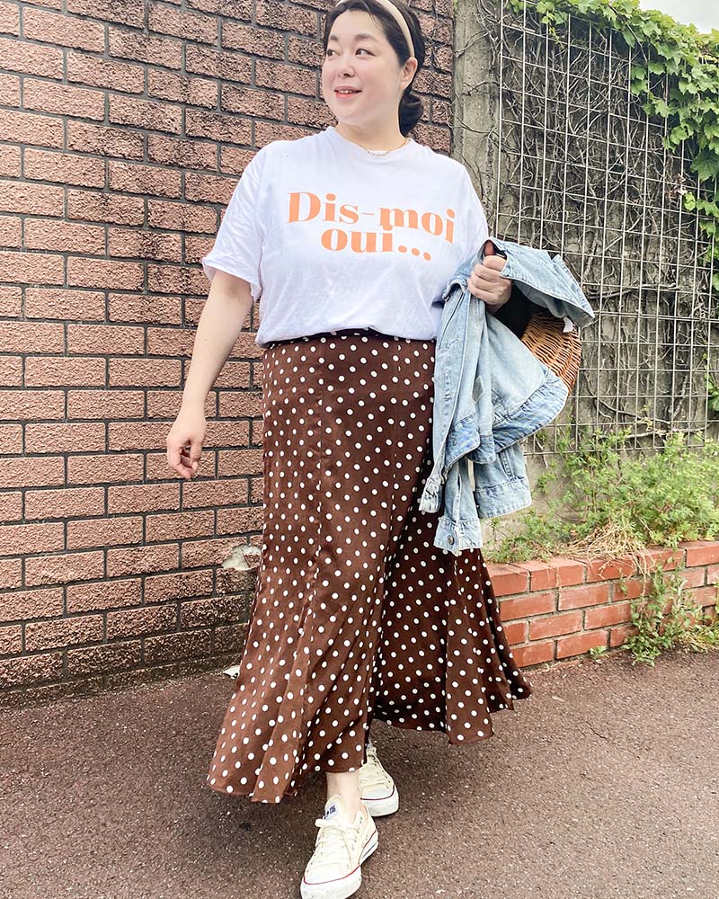 【otostyle】ポルカドットマーメイドスカート