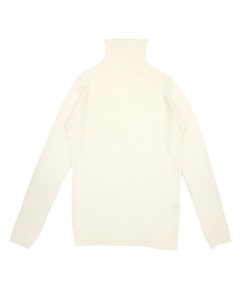 【otostyle】ハイネックリブニットプルオーバー