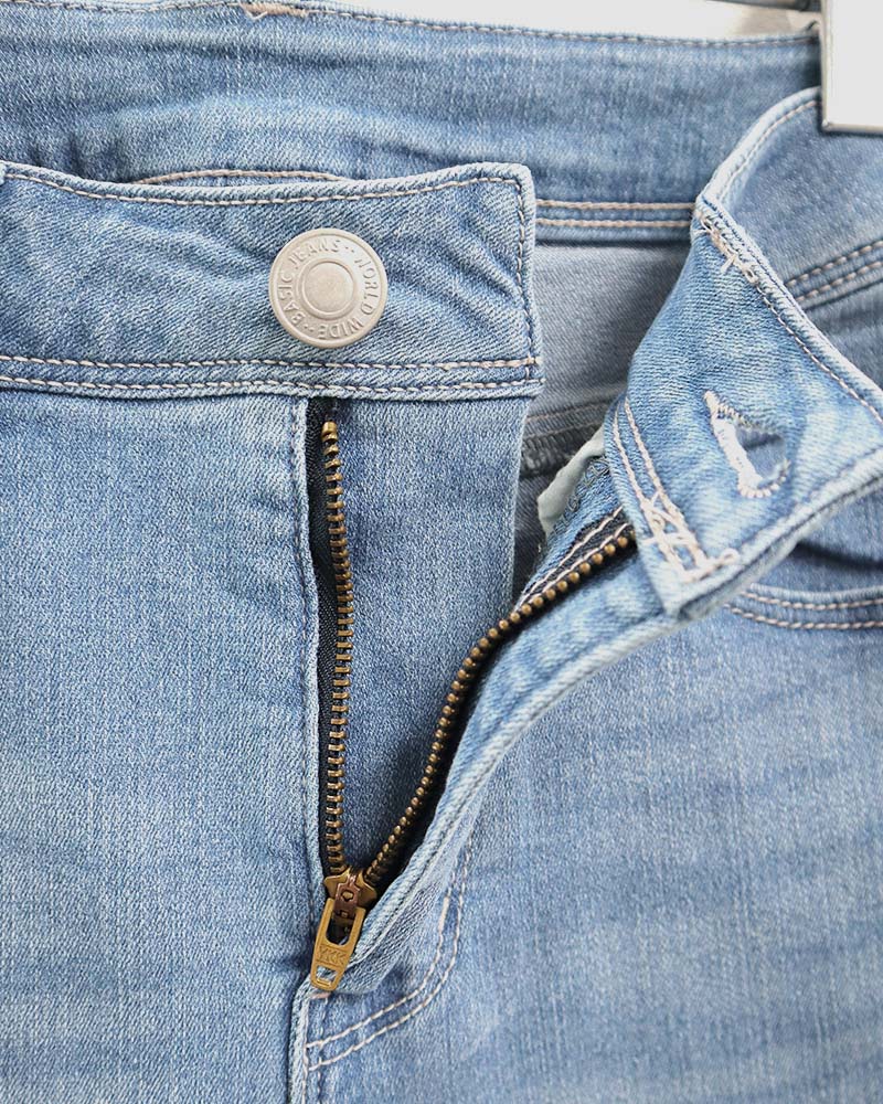 【YOKO ISHIBASHI】接触冷感デニムアンクルスキニーパンツ