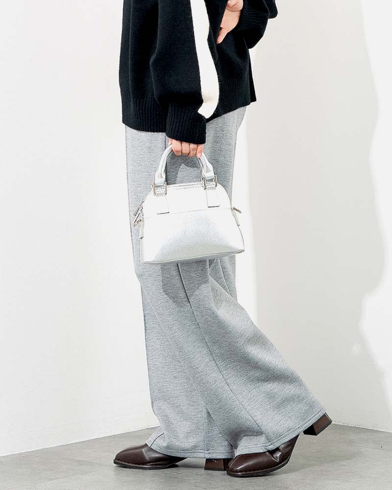 ボンディングピンタックイージーパンツ