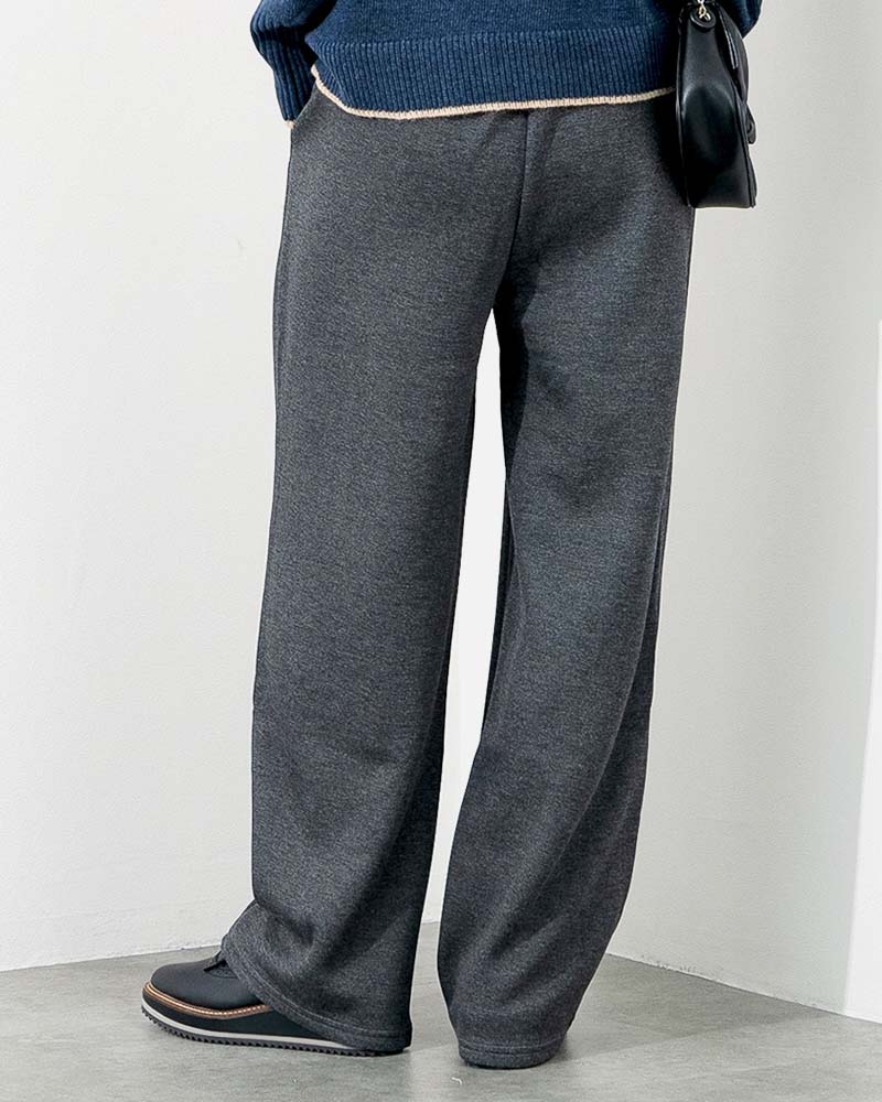 ボンディングピンタックイージーパンツ