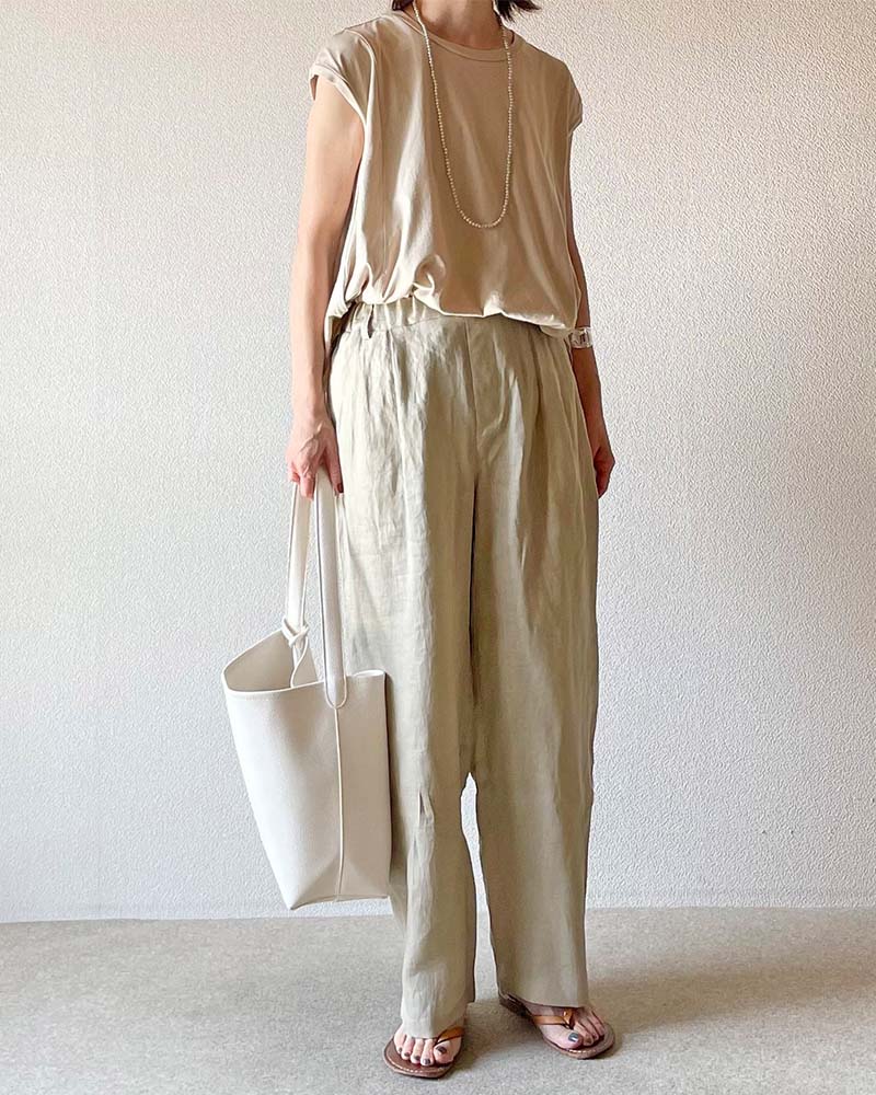 Canaria Style】天竺フレアーカットソー | TOPS | 元町ゼラール