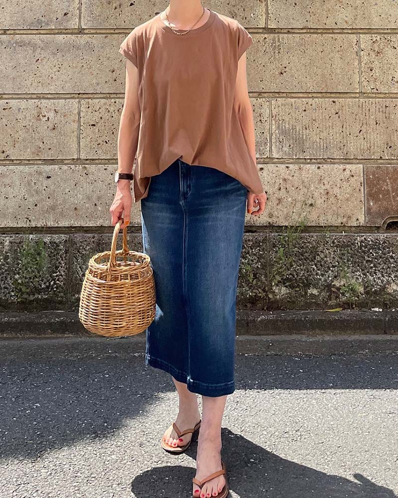 Canaria Style】天竺フレアーカットソー | TOPS | 元町ゼラール