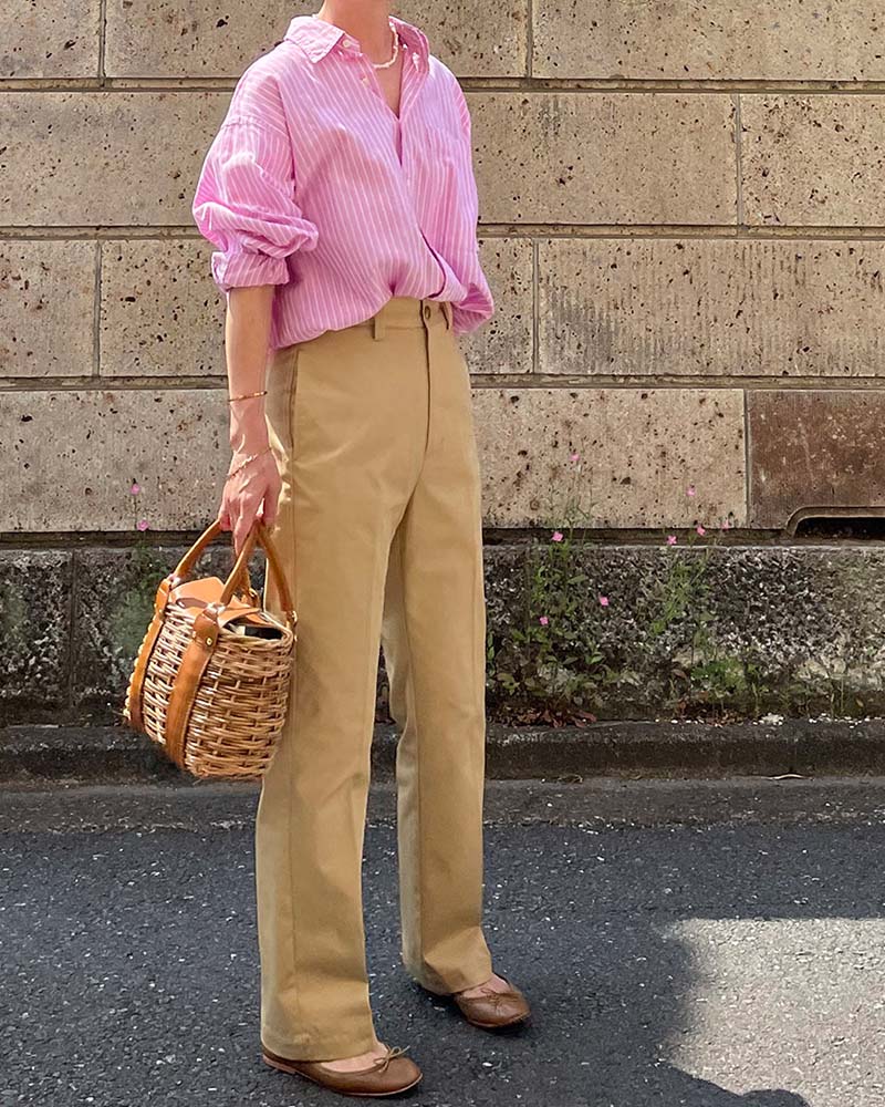 セロルとかいと出品 Canaria Style】T/Cツイルストーレトパンツ | BOTTOMS | 元町