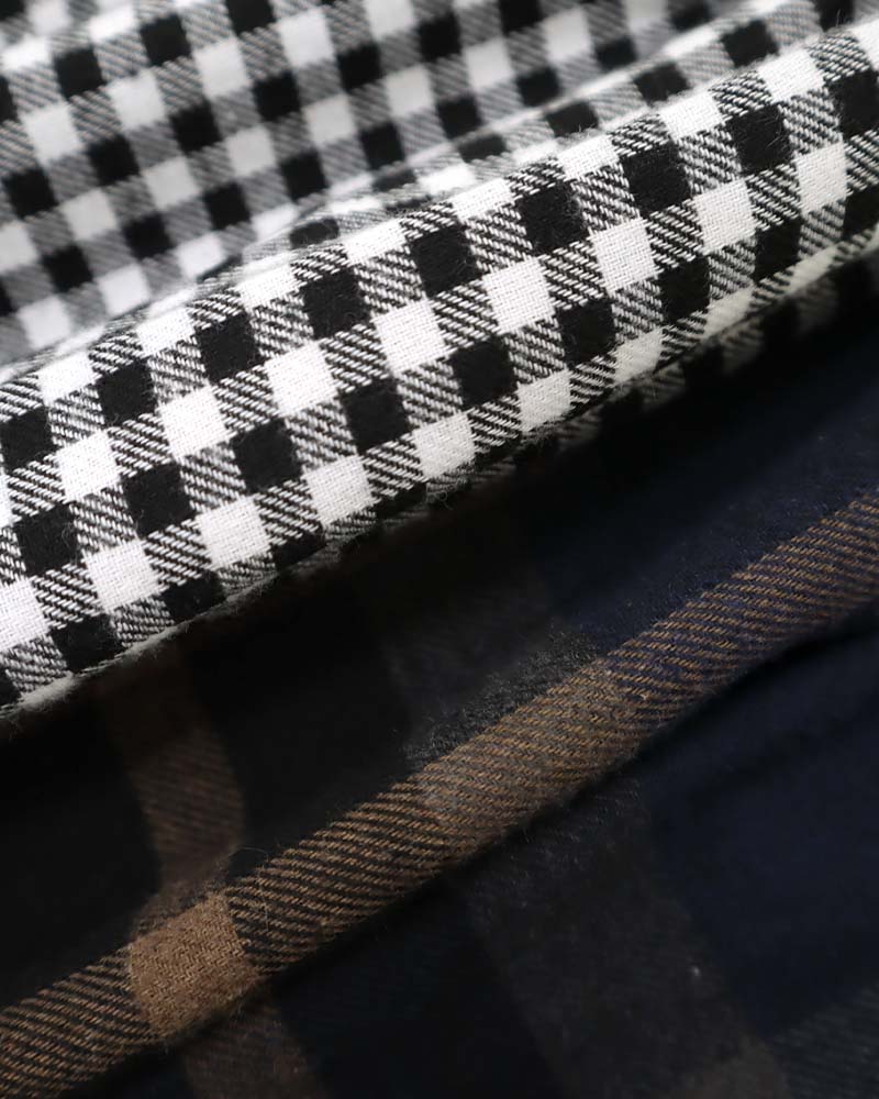 微起毛ハイネック＆ネルスカートドッキングワンピース