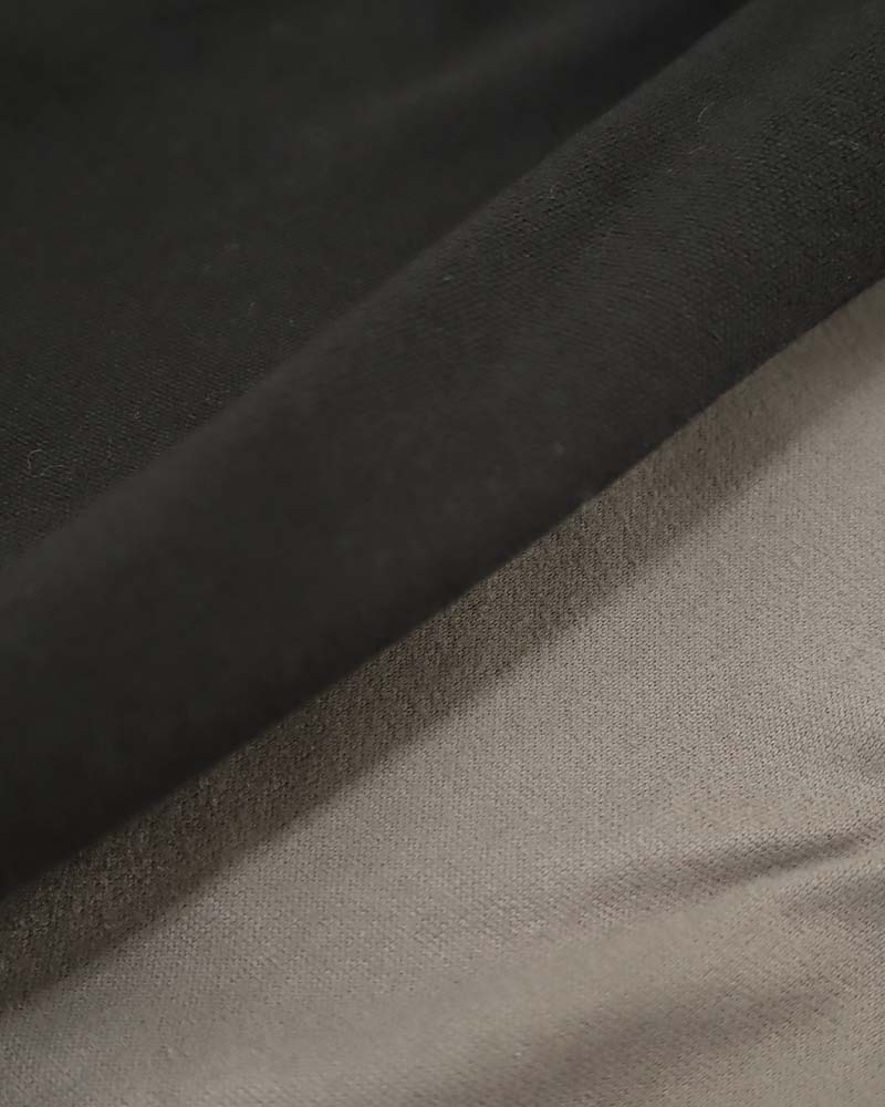 微起毛ハイネック＆ネルスカートドッキングワンピース