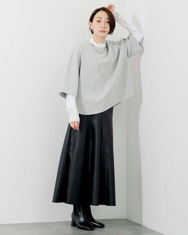 フェイクレザーフレアスカート | BOTTOMS | 元町ゼラール公式通販サイト