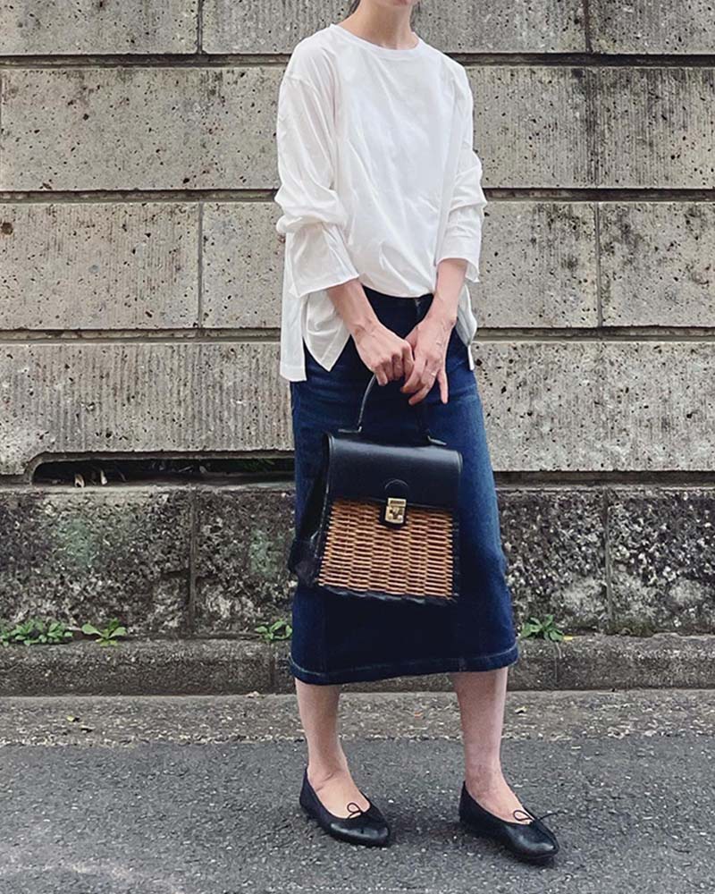 【Canaria Style】《即納》袖コンシャスデザインカットソー