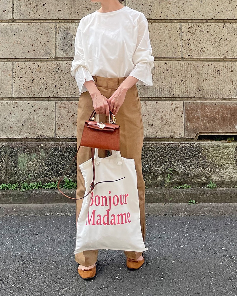 【Canaria Style】《即納》袖コンシャスデザインカットソー