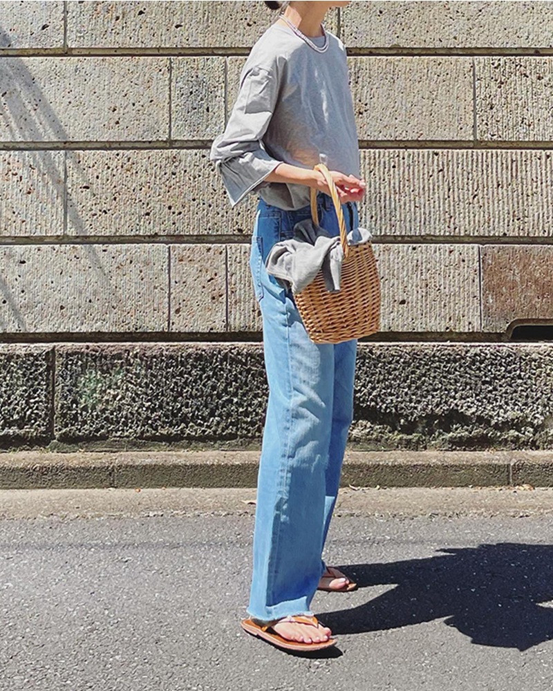 【Canaria Style】《即納》袖コンシャスデザインカットソー