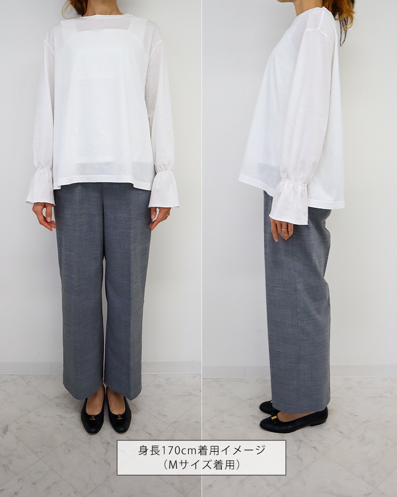 【Canaria Style】《即納》袖コンシャスデザインカットソー