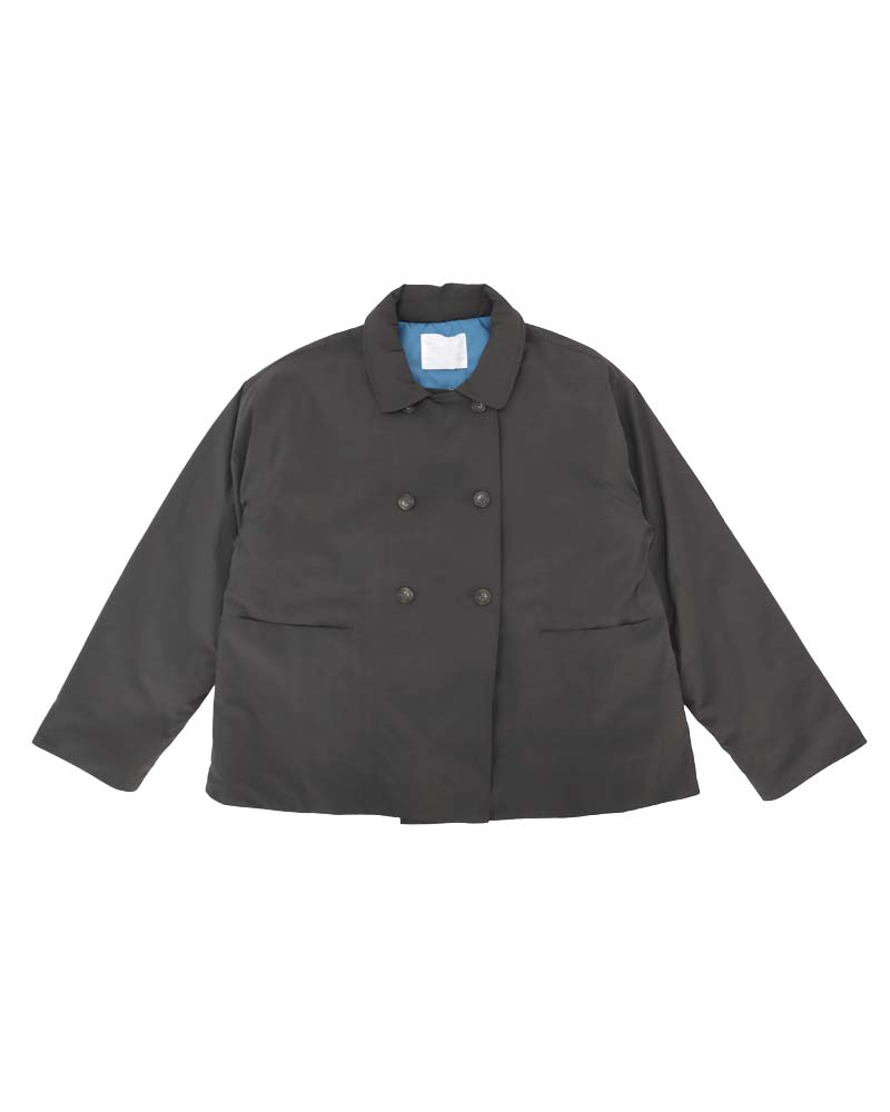 中綿ダブルブレストショートジャケット