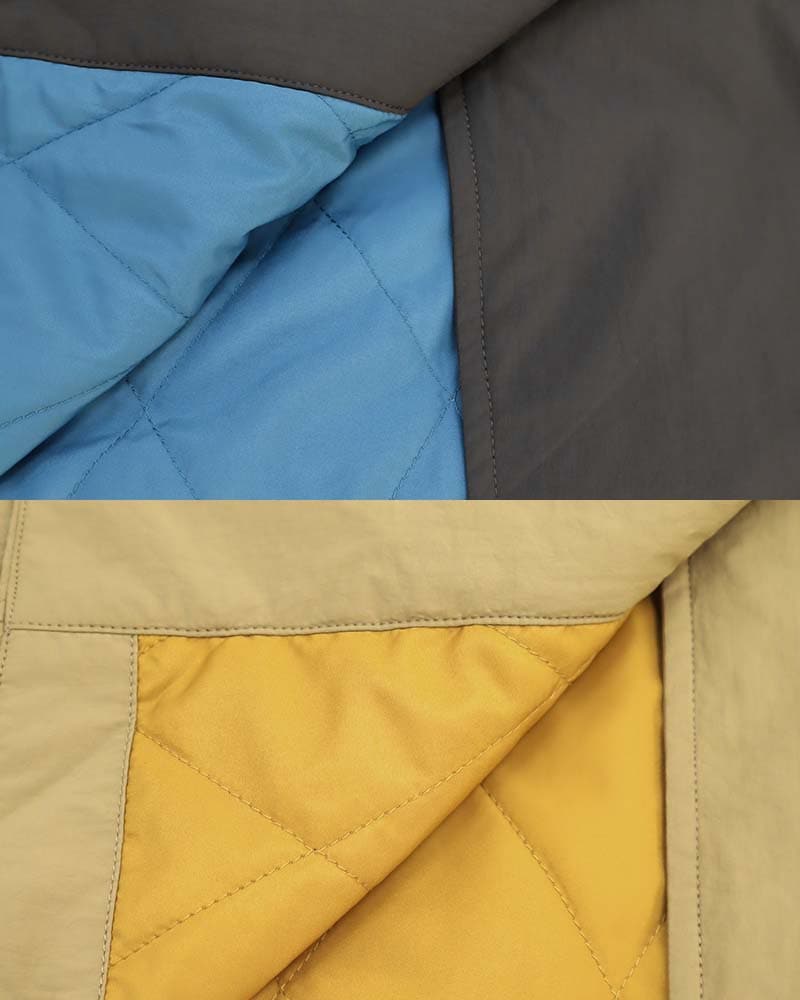 中綿ダブルブレストショートジャケット