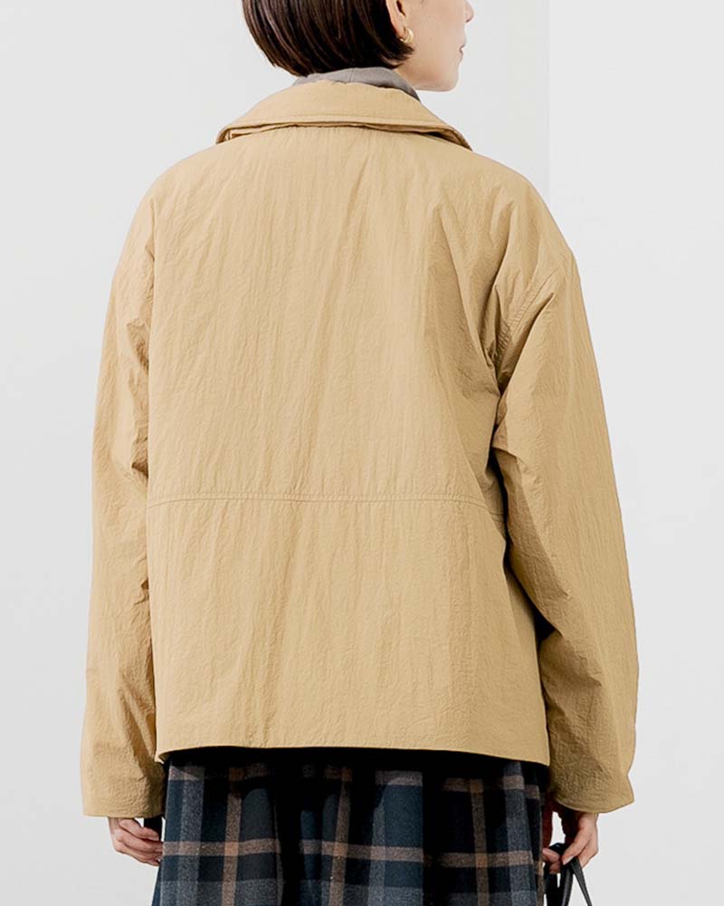 中綿ダブルブレストショートジャケット