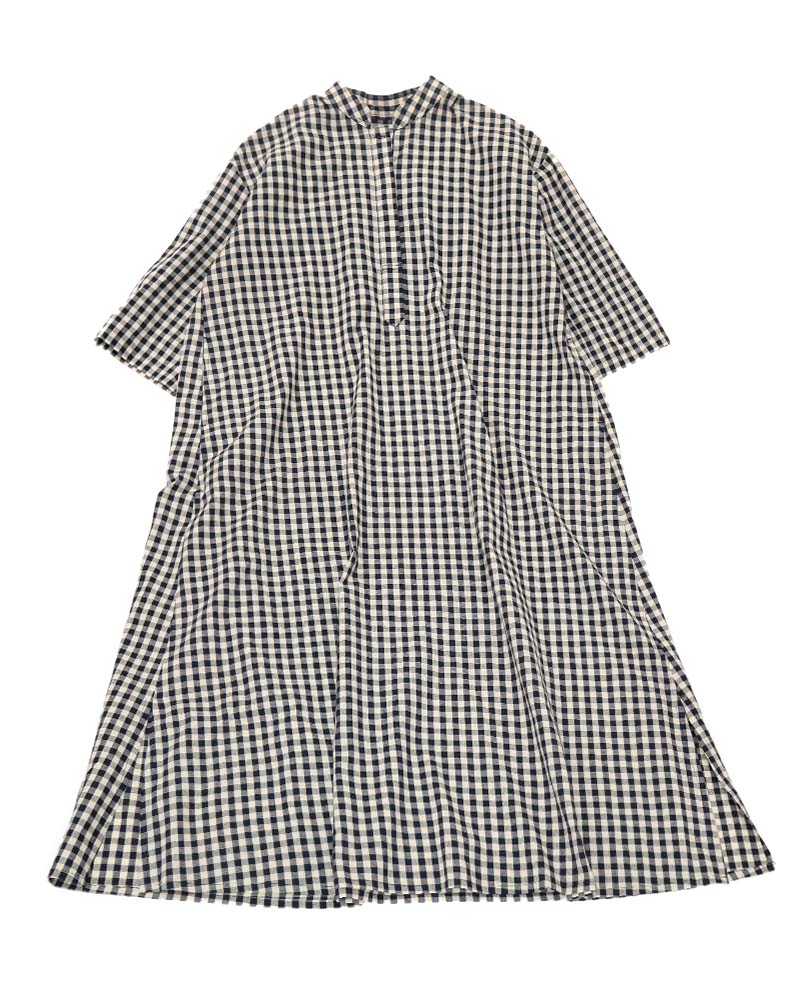 Canaria Style】スタンドカラーシャツワンピース（ペチコート付き