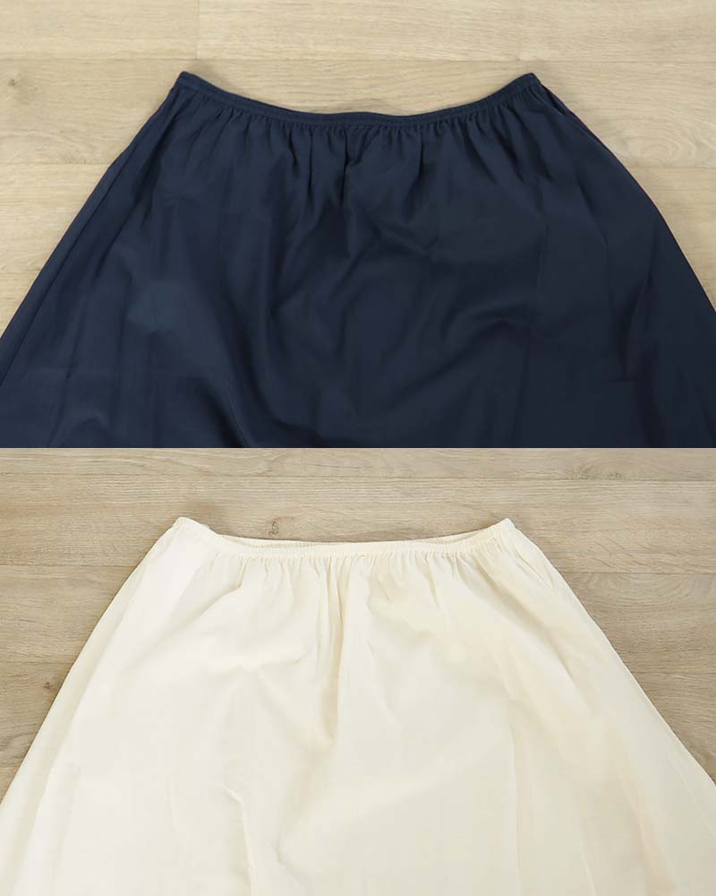 【Canaria Style】《即納》チェックティアード切替フレアースカート(インナースカート付き)