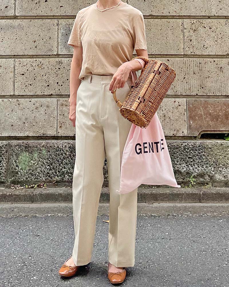 【Canaria Style】《即納》シリコンツイルハンサムチノストーレートパンツ