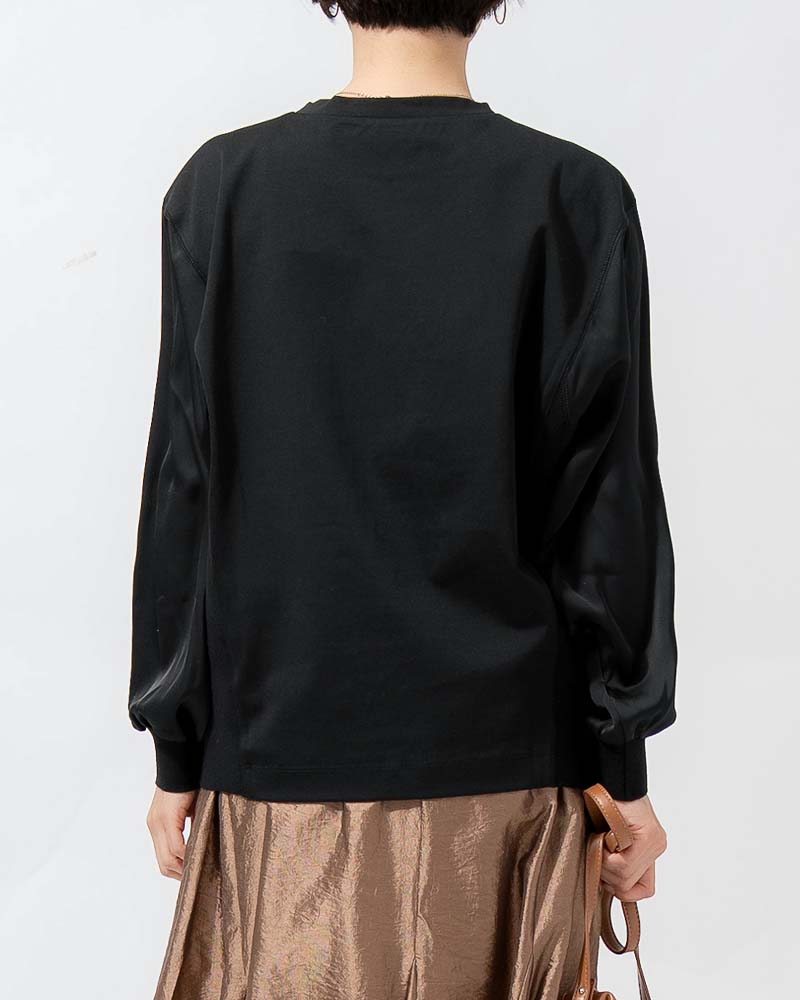 サイドリブ切り替えハイゲージポンチプルオーバー