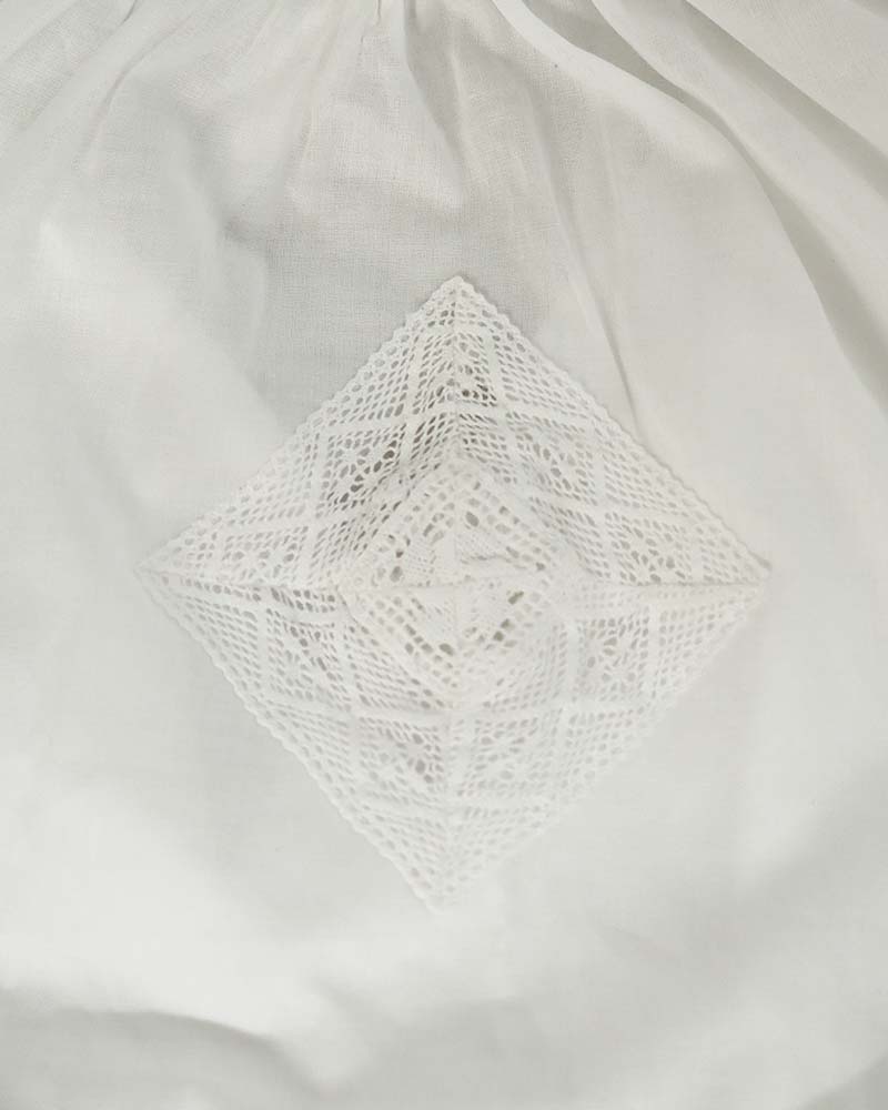 Canaria Style】《即納》レース＆ピンタックドルマンブラウス